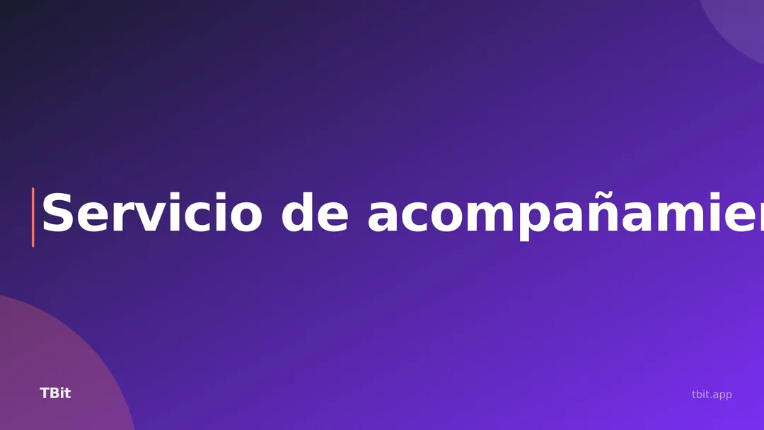 Servicio de acompañamiento
