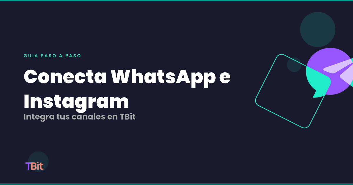 Como conectar WhatsApp Business e Instagram a TBit | TBit