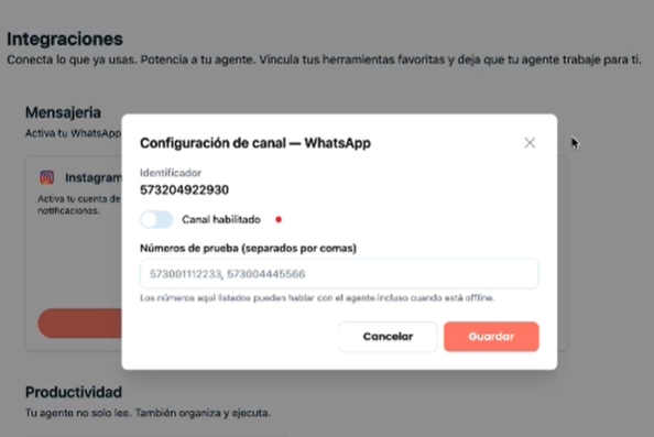 Guardar cambios al pausar canal