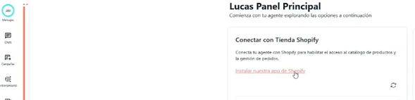 Instalacion de la app TBit en Shopify